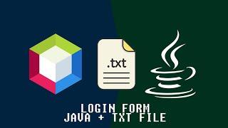 [Part 1] Halaman Login Pada Java + Database TXT