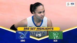 ATENEO vs. DLSU | SET 3 GAME HIGHLIGHTS | UAAP SEASON 87 WOMEN’S VOLLEYBALL | MARCH 12, 2025