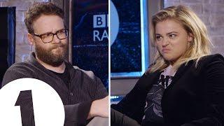 Seth Rogen & Chloë Grace Moretz Insult Each Other | CONTAINS STRONG LANGUAGE!