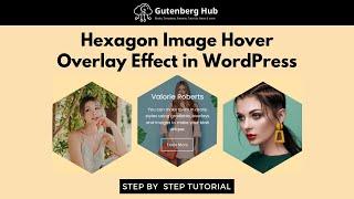 How to Create Hexzagon Image Hover Overlay Effect in WordPress | WordPress design Tips and Tricks