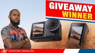 Free Action Camera Winner from Zambia | DJI Osmo Action3 Autocom Japan