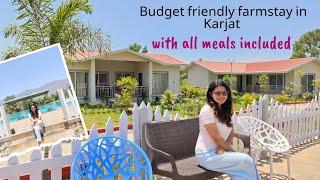 Budget friendly farmstay|Karjat|Swimming pool|Rain dance|All meals included|The Hideout Farmstay