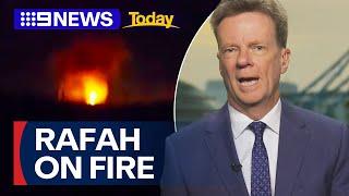 Israeli Prime Minister acknowledges 'tragic mistake' after deadly Rafah airstrike | 9 News Australia