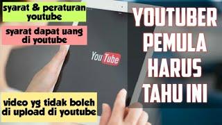 Youtuber pemula harus tau ini !! syarat monetisasi dan peraturan youtube