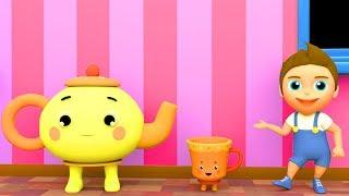 I'm a Little Teapot - 3D Animation English Nursery Rhymes For children with Lyrics