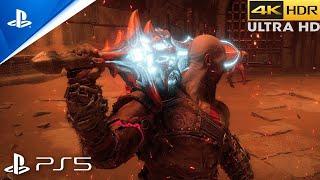Kratos utiliza a LÂMINA DO OLIMPO em God of War Ragnarok: Valhalla DLC (Dublado em 4K)