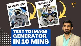 Text To Image Generator | Machine Learning Project | NLP Project | Hugging Face | Stable Diffusion