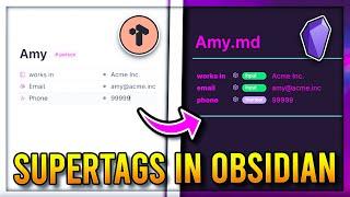 Make Tana Supertags  in Obsidian using the Metadata Menu Plugin