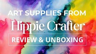 REVIEW and Unboxing | Are the @hippiecrafter  Art Supplies Any Good?