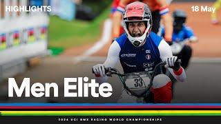 Men Elite Highlights - 2024 UCI BMX Racing World Championships