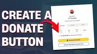 Create a PayPal donate button 2023