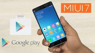 How to get Google Play Services (incl. Play Store) onto Xiaomi Devices on MIUI7 (NO Root)