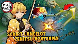 MLBB X Demon Slayer - Script Skin Lancelot x Zenitsu No Password