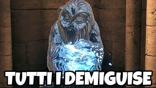 TUTTE LE LUNE DEI DEMIGUISE - TROFEO RACCOLTA NOTTURNA HOGWARTS LEGACY STATUETTE GUIDA GAMEPLAY ITA