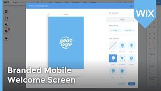 Adding A Branded Mobile Welcome Screen in Wix | Wix Website Tutorial