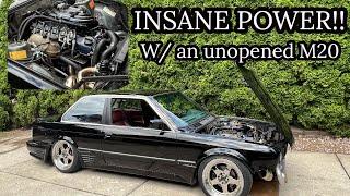 460WHP BONE STOCK M20B25 Turbo E30 Build Overview and Drive | One of A Kind!