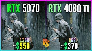 RTX 5070 vs RTX 4060 TI - Test in 16 Games