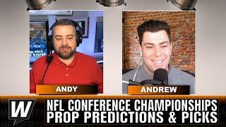 AFC and NFC Championship Player Prop Predictions, Picks and Best Bets | Prop It Up Jan 26
