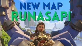 FIRST TIME PLAYING ON THE NEW MAP 'RUNASAPI' | OVERWATCH 2