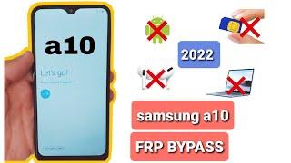 samsung a10 frp bypass -new method 2022 google account remove samsung a10e , a10 remove