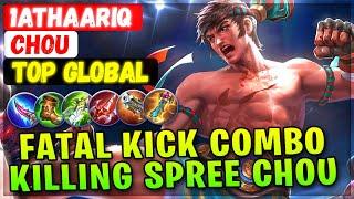 Fatal Kick Combo, Killing Spree Chou [ Top Global Chou ] Athaariq - Mobile Legends Emblem And Build