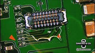 Resoldering FPC SD Card Nintendo Switch connector with cold solder