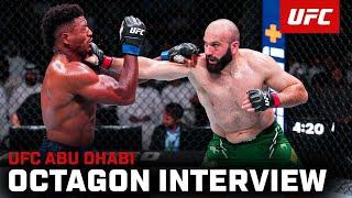 Azamat Murzakanov Octagon Interview | UFC Abu Dhabi