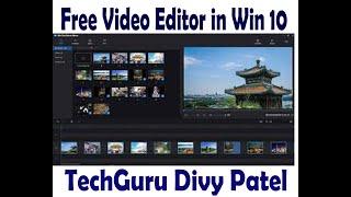 Free Video Editor in Win 10 || Hindi ||