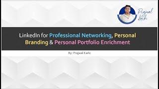 Linkedin Nepal | Using Linkedin in Nepal | Importance of Personal Branding Nepal