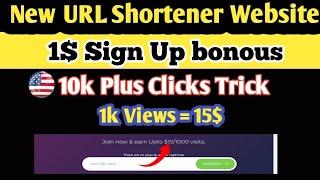 Url Shortener unlimited tricks 2023 || New Url shortener website ||Unlimited clicks