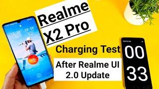 Realme X2 Pro realme UI 2.0 50W Charging test after update