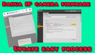 Dahua IP camera  firmware update by phone | How to update Dahua camera firmware easily