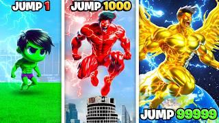 Hulk Upgrades With EVERY JUMP In GTA 5!