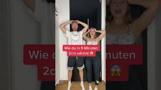 Wie du in 5 Minuten 2cm wächst (KEIN FAKE️) #tiktok #shorts #jonathanschoeck #couple