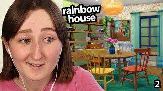 building a rainbow house in the sims!  pt. 2 (Streamed 12/10/24)