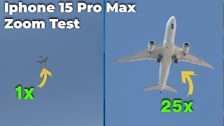 Iphone 15 Pro Max Zoom Test  | 15X Video Zoom & 25X Photos Zoom Test Is Amazing!