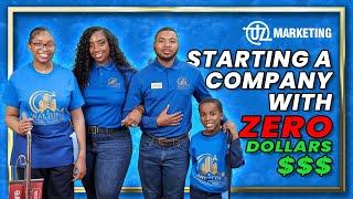 Starting MULTIPLE Businesses With $0 (Janitorial & Landscaping) I UZ Growth Podcast