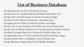 Extract Facebook Posts and Groups Data List