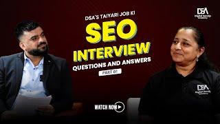 SEO Interview 2024 | How to crack SEO Interview | SEO interview question and answers