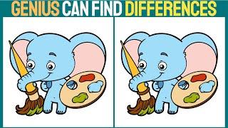 【Spot the Difference】️Genius can find differences!! | Find the difference between two pictures