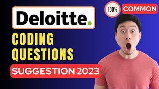 Deloitte coding questions | Deloitte Placement Preparation | 2023 | UBK Anna