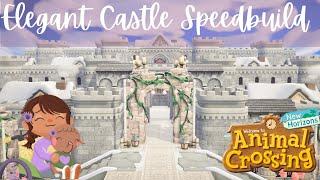 The Largest, Elegant Neighborhood Castle Speedbuild I've Ever Made!!! Animal Crossing, ACNH