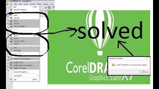Illegal software! Your Product solved |FIX Save,Copy,Export in corel draw x7 problem solved.100%Work