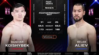 Данияр Койшыбек vs. Белек Алиев / Daniyar Koishybek vs. Belek Aliev