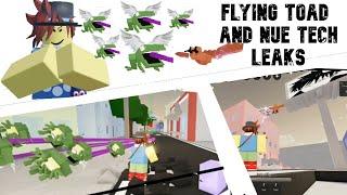 FLYING TOADS + NUE TECH LEAKS IN JUJUTSU SHENANIGANS | Roblox