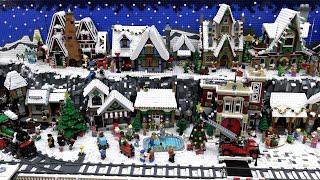 LEGO Christmas Holiday Village with Mountain Train