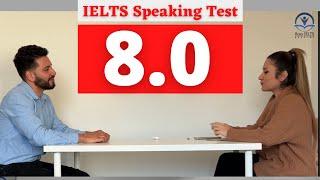 IELTS Speaking Test band score 8 with feedback 2023