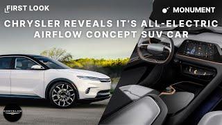 CHRYSLER REVEALS IT’S ALL-ELECTRIC AIRFLOW CONCEPT SUV CAR AT CES 2022!