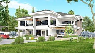 Beautiful House Design | House Plan 19.3x25.6 Meters | ALL ENSUITE | Exterior & Interior Animation