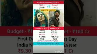 OMG 2 Vs Gadar 2 Movie Comparison | First Day Box Office collection | #omg2 #gadar2 #sunnydeol